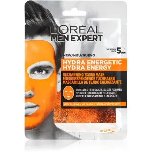 L’Oréal Paris Men Expert Hydra Energetic moisturising face sheet mask for men 30 g