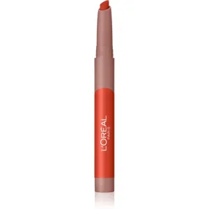 L’Oréal Paris Infaillible Matte Lip Crayon stick lipstick with matt effect shade 110 Caramel Rebel 2.5 g