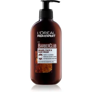 L’Oréal Paris Men Expert Barber Club gel cleanser for beard, face and hair 200 ml #240218