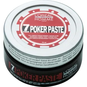 L’Oréal Professionnel Homme 7 Poker modelling paste extra strong hold 75 ml