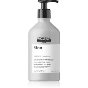 L'OrealProfessionnel Serie Expert - Silver Violet Dyes + Magnesium Neutralising and Brightening Shampoo (For Grey and White Hair) 500ml/16.9oz