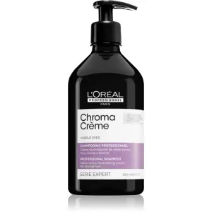 L’Oréal Professionnel Serie Expert Chroma Crème shampoo for neutralising brassy tones for blonde hair 500 ml