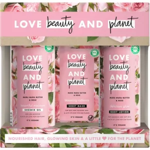 Love Beauty & Planet Blooming Radiance Muru Muru Butter & Rose Gift Set (for Body and Face)