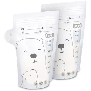 LOVI Buddy Bear pouch for breast milk storage 25x200 ml