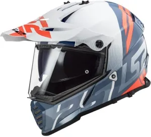 LS2 MX436 Pioneer Evo Evolve White Cobalt S Helmet