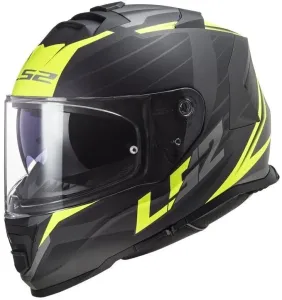LS2 FF800 Storm Nerve Matt Black H-V Yellow L Helmet #33837