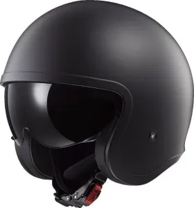 LS2 OF599 Spitfire Solid Matt Black S Helmet