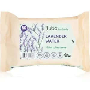 Luba ECO Family moist toilet tissue Lavander 50 pc