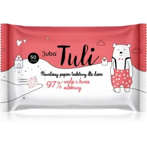 Luba Tuli Lactic acid moist toilet tissue with lactic acid for children Strawberry 50 pc