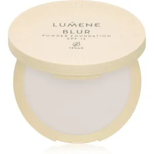 Lumene Blur 2-in-1 compact powder and foundation SPF 15 shade No. 0 10 g