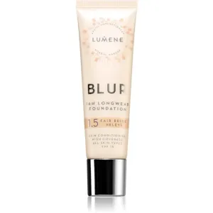 Lumene Blur 16h Longwear long-lasting foundation SPF 15 shade 1,5 Fair Beige 30 ml