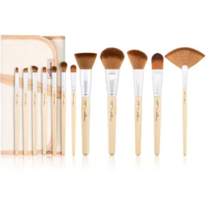 Luvia Cosmetics Bamboo Bamboo’s Root makeup brush set with a pouch