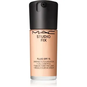 MAC Cosmetics Studio Fix Fluid SPF 15 24HR Matte Foundation + Oil Control mattifying foundation SPF 15 shade N4 30 ml