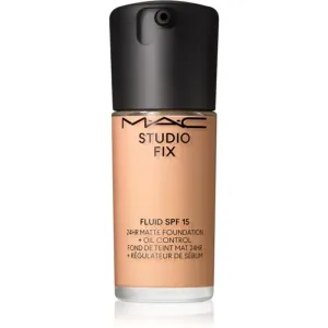 MAC Cosmetics Studio Fix Fluid SPF 15 24HR Matte Foundation + Oil Control mattifying foundation SPF 15 shade N6 30 ml