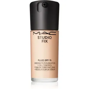 MAC Cosmetics Studio Fix Fluid SPF 15 24HR Matte Foundation + Oil Control mattifying foundation SPF 15 shade NC12 30 ml