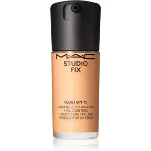 MAC Cosmetics Studio Fix Fluid SPF 15 24HR Matte Foundation + Oil Control mattifying foundation SPF 15 shade NC20 30 ml
