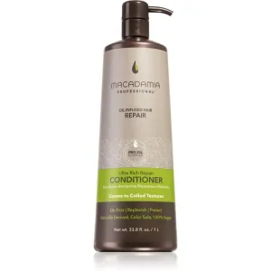 Macadamia Natural Oil Ultra Rich Repair nourishing conditioner for very damaged hair 1000 ml
