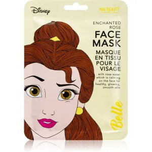 Mad Beauty Disney Princess Belle soothing sheet mask with wild rose extract 25 ml #260463