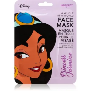 Mad Beauty Disney Princess Jasmine revitalising sheet mask with green tea extract 25 ml #260457