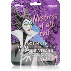 Mad Beauty Disney Villains Maleficent revitalising sheet mask with green tea extract 25 ml #260438