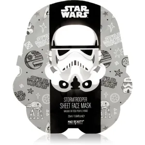 Mad Beauty Star Wars Storm Trooper moisturising face sheet mask with green tea extract 25 ml