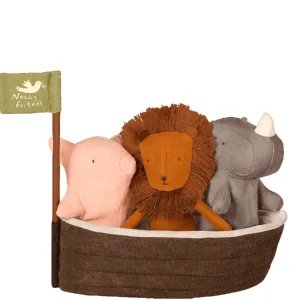 Maileg Noah`s Ark With 3 Mini Animals