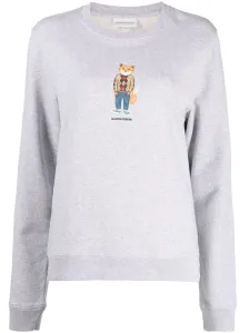 MAISON KITSUNE' - Dressed Fox Cotton Sweatshirt