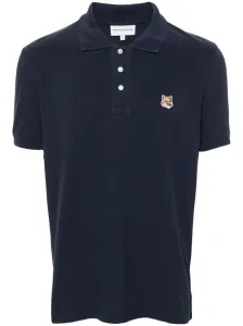 MAISON KITSUNE' - Fox Head Cotton Polo Shirt