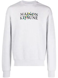 MAISON KITSUNE' - Logo Cotton Crewneck Sweashirt #1720618