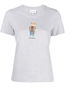 MAISON KITSUNE' - Dressed Fox Cotton T-shirt #1720480