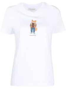 MAISON KITSUNE' - Dressed Fox Cotton T-shirt #1720596