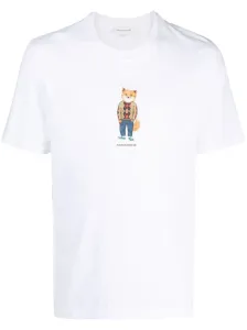 MAISON KITSUNE' - Dressed Fox Cotton T-shirt #1720502