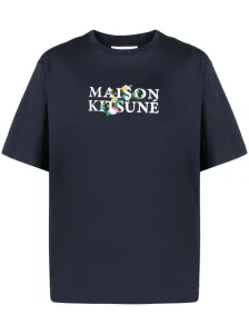 MAISON KITSUNE' - Logo Cotton Oversized T-shirt