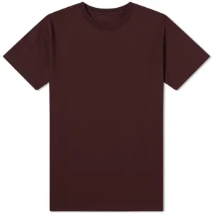 Maison Margiela Men's Cotton T-shirt Burgundy XL