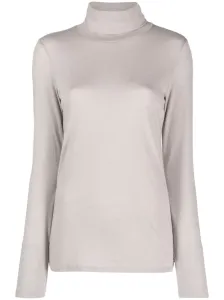 MAJESTIC - Cotton And Cashmere Blend Turtleneck Sweater