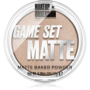 Makeup Obsession Game Set Matte Baked Mattifying Powder Shade Navagio 7.5 g