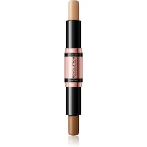 Makeup Revolution Fast Base dual-ended contouring stick shade Medium 2x4,3 g #285939