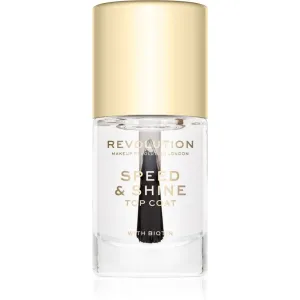 Makeup Revolution Speed & Shine quick-drying nail polish translucent 10 ml