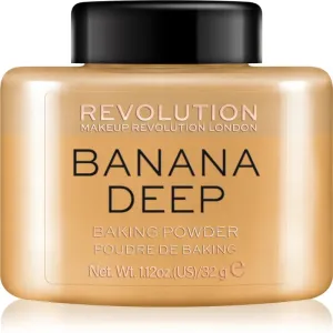 Makeup Revolution Baking Powder loose powder shade Banana Deep 32 g