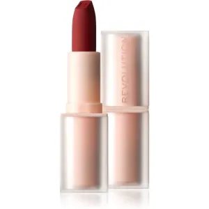 Makeup Revolution Lip Allure Soft Satin Lipstick creamy lipstick with satin finish shade CEO Brick Red 3,2 g