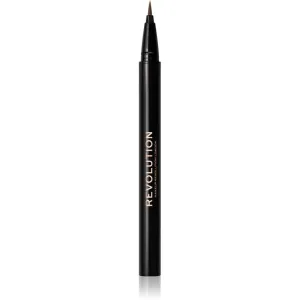 Makeup Revolution Hair Stroke Brow Pen Eyebrow Pen Shade Light Brown 0,5 ml