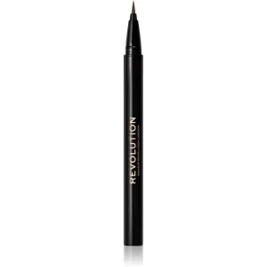 Makeup Revolution Hair Stroke Brow Pen Eyebrow Pen Shade Medium Brown 0,5 ml