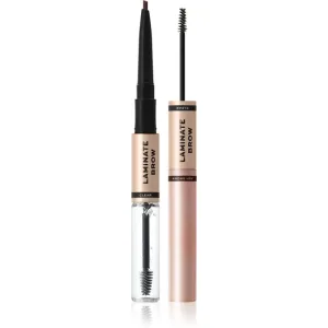 Makeup Revolution Laminate Brow Eyebrow Pencil and Gel Shade Ash Brown 2.1 g