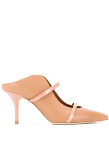 MALONE SOULIERS - Maureen 70 Leather Stiletto Mules #1824973