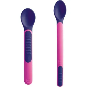 MAM Feeding Spoons & Cover spoon 6m+ Violet 2 pc #1179423