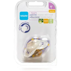 MAM Night Natural Rubber 6m+ dummy White Seal 6m+ 1 pc