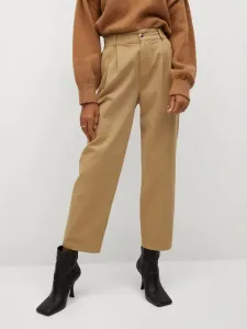Mango Relax Trousers Brown