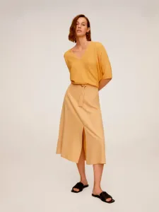 Mango Domenica Skirt Yellow #1732942