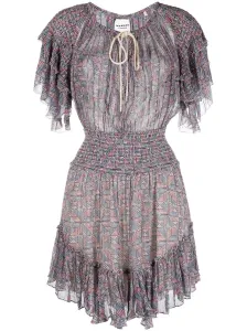 MARANT ETOILE - Florise Printed Mini Dress #1634125