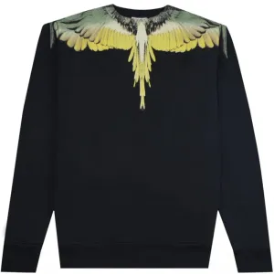 Marcelo Burlon Men's Wings Sweater Black S #663664